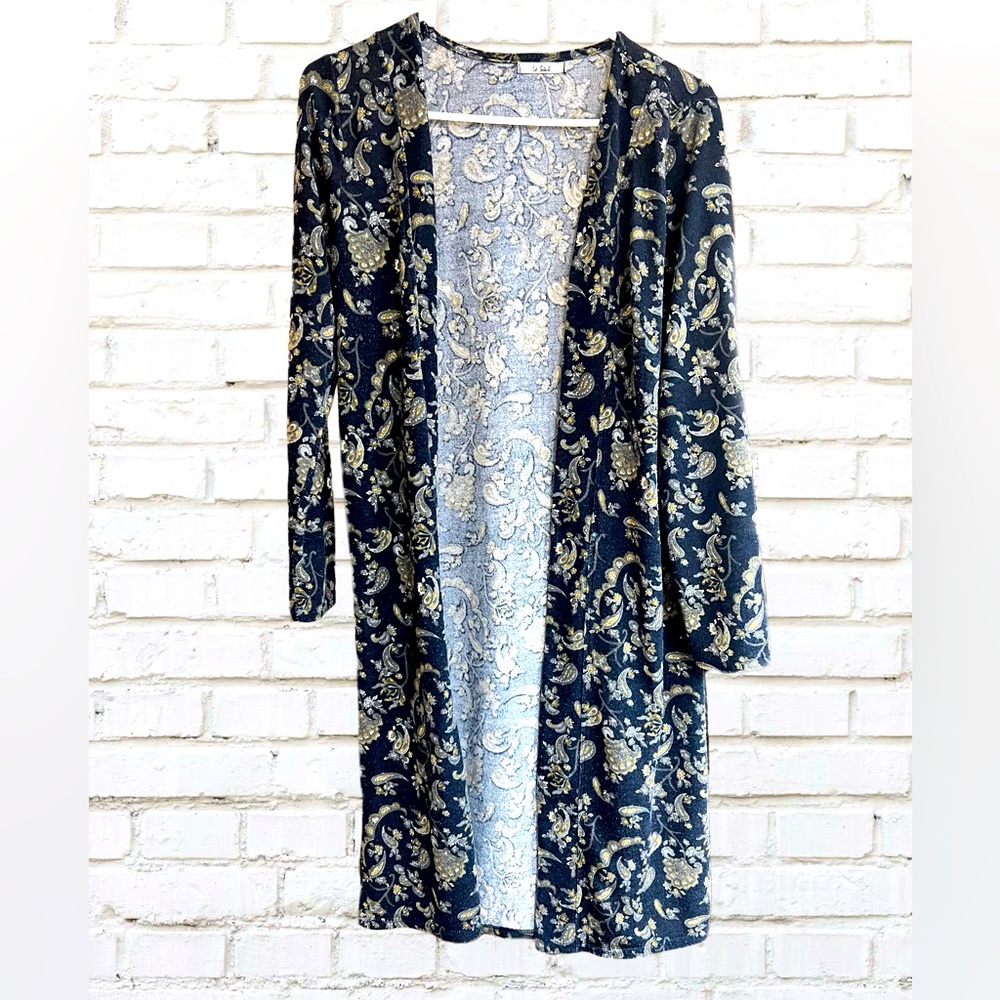 Vintage paisley cardigan size small NEW